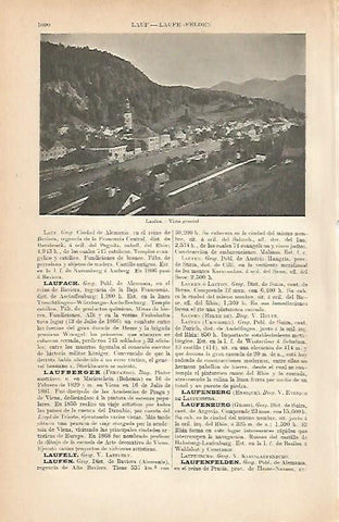 LAMINA ESPASA Alemania 9047: Vista general de Laufen Alemania
