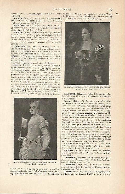 LAMINA ESPASA 9073: Lavinia hija de Tiziano