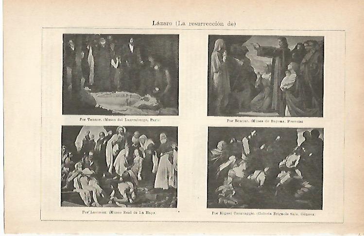 LAMINA ESPASA 9079: La resurreccion de Lazaro