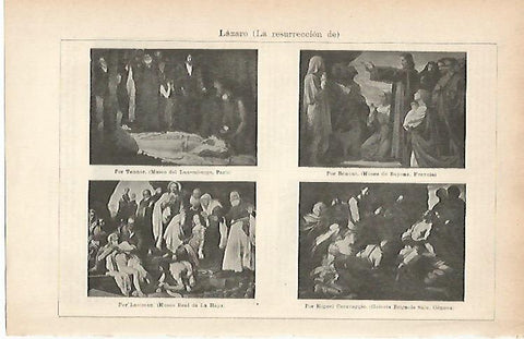 LAMINA ESPASA 9079: La resurreccion de Lazaro