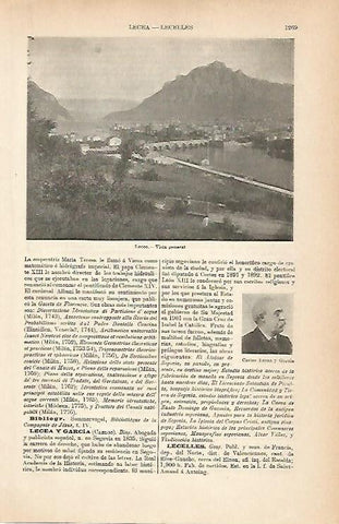 LAMINA ESPASA 9091: Vista general de Lecco Italia