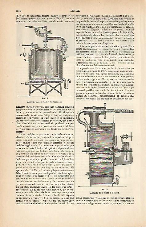 LAMINA ESPASA 9098: Aparato pasteurizador de Bergedorf