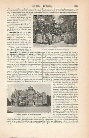 LAMINA ESPASA 9101: Lecheria del palacio del Trianon en Versalles