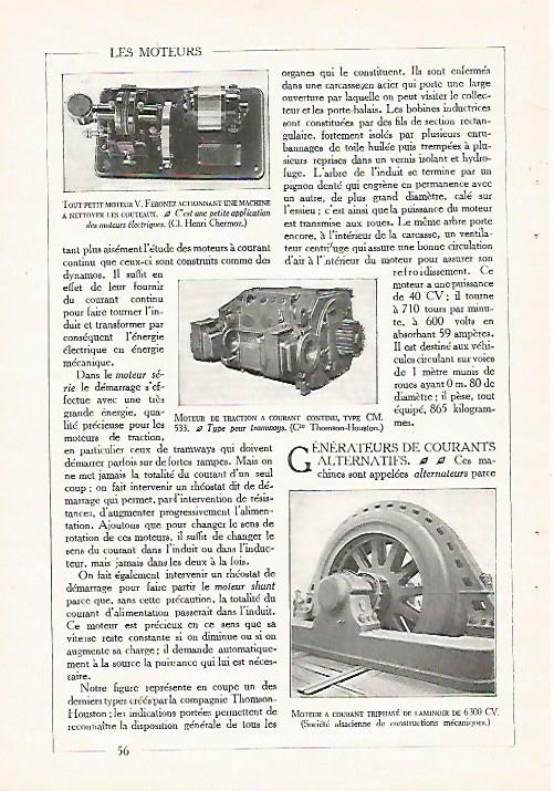 LAMINA 3693: MOTOR A TRACCION. MOTOR LAMINOIR