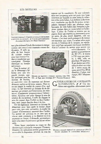 LAMINA 3693: MOTOR A TRACCION. MOTOR LAMINOIR