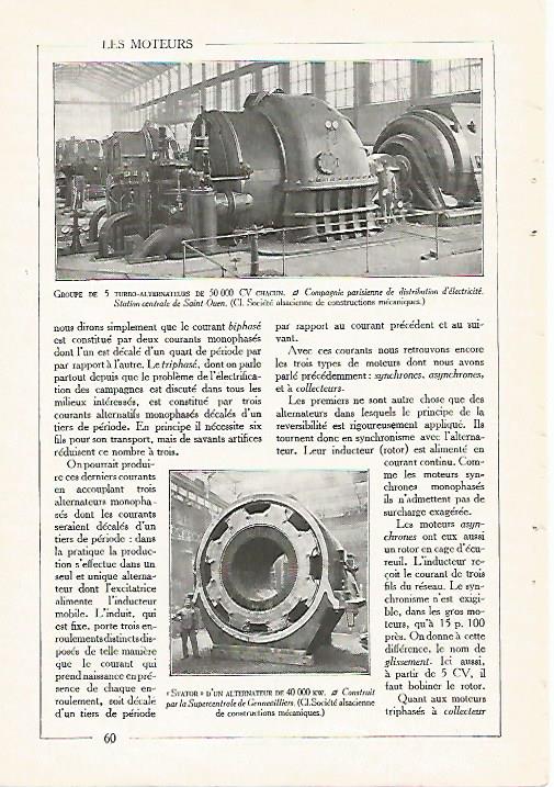 LAMINA 3695: GRUPO DE 5 TURBO ALTERNADORES DE 50.000 CV