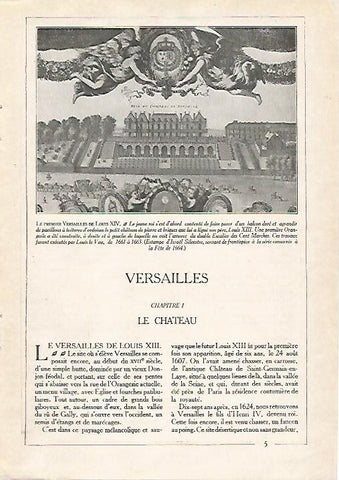 LAMINA 3700: EL PRIMER VERSALLES DE LUIS XIV