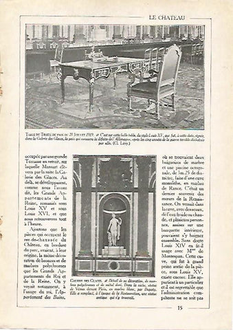 LAMINA 3705: VERSALLES. ESCRITORIO DEL TRATADO DE PAZ DE 1919