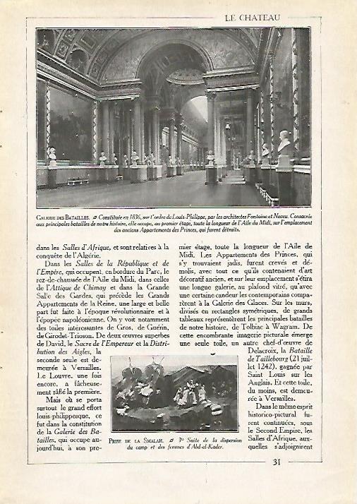 LAMINA 3713: VERSALLES. GALERIA DE LAS BATALLAS. TOMA DE LA SMALAH