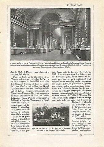 LAMINA 3713: VERSALLES. GALERIA DE LAS BATALLAS. TOMA DE LA SMALAH