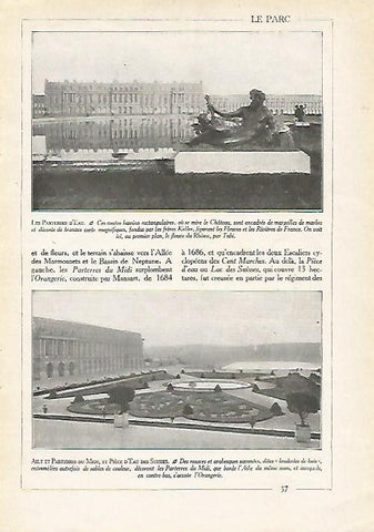 LAMINA 3716: VERSALLES. JARDINES