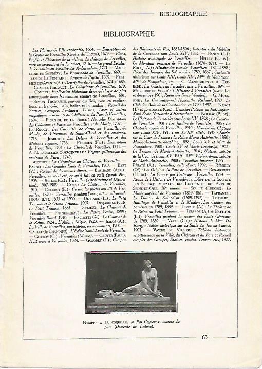 LAMINA 3729: VERSALLES. NINFA Y BIBLIOGRAFIA
