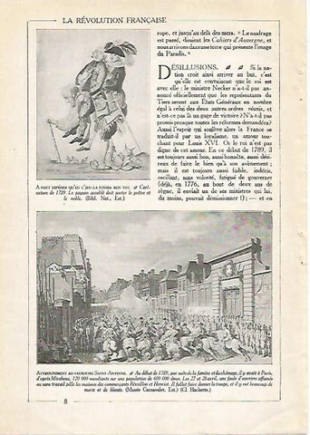 LAMINA 3733: ATROPELLO EN FAUBOURG SAINT ANTOINE