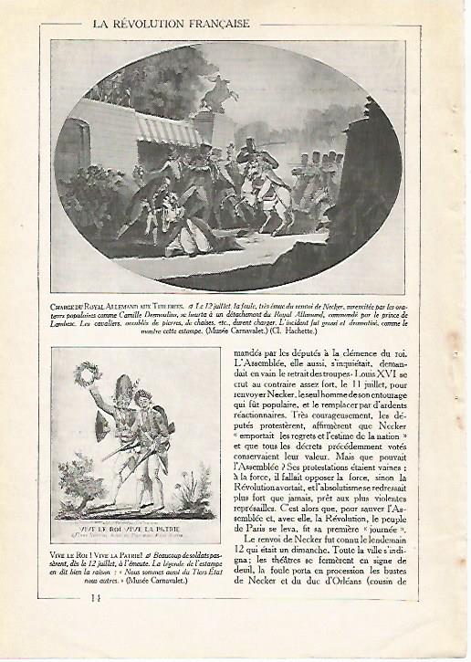 LAMINA 3736: LA CARGA DEL ROYAL-ALLEMAND EN TULERIAS