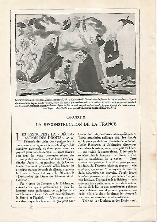 LAMINA 3739: CONSULTA MAGICA SOBRE LA REVOLUCION DE 1789