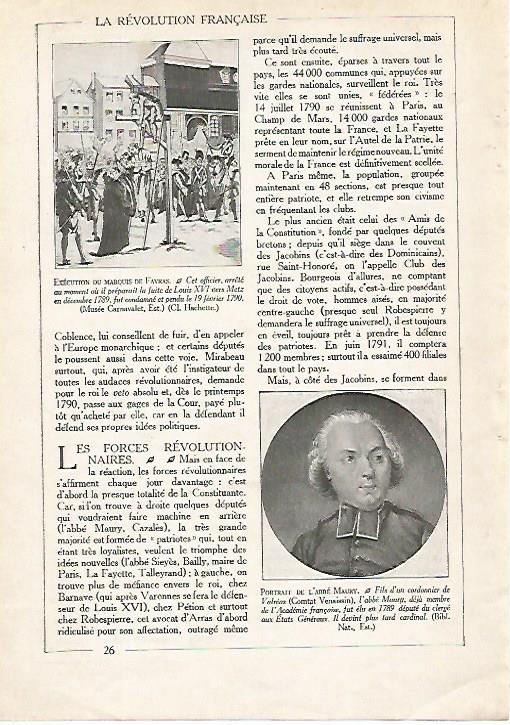 LAMINA 3742: EJECUCION DEL MARQUES DE FAVRAS