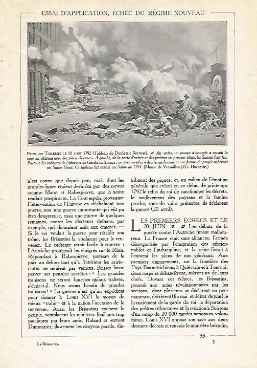 LAMINA 3746: TOMA DE LA TULERIAS EL 10 DE AGOSTO DE 1792