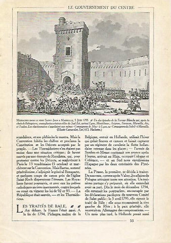 LAMINA 3756: MASACRE EN EL FUERTE SAINT JEAN DE MARSELLA