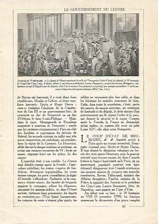 LAMINA 3760: JORNADA DEL 19 BRUMAIRE