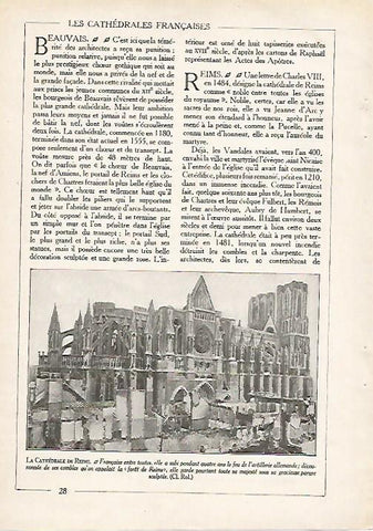 LAMINA 3775: CATEDRAL DE REIMS