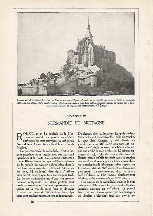 LAMINA 3779: ABADIA DE MONT SAINT MICHEL