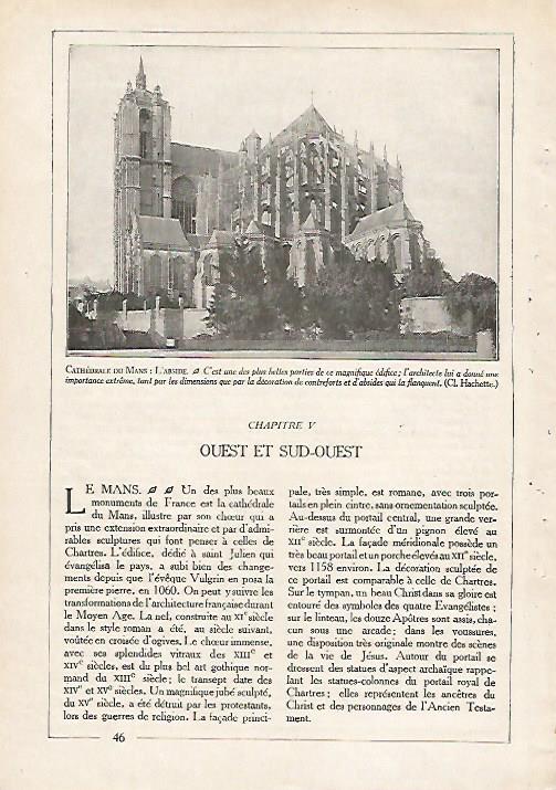 LAMINA 3784: CATEDRAL DE MANS