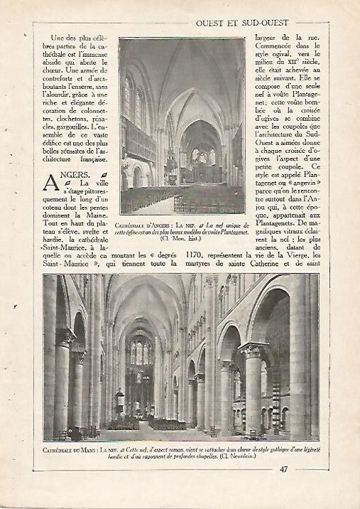 LAMINA 3785: CATEDRAL DE ANGERS