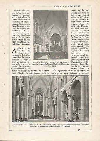 LAMINA 3785: CATEDRAL DE ANGERS
