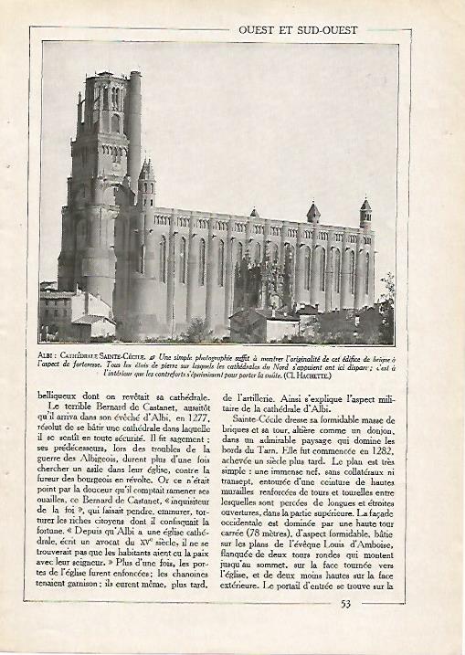 LAMINA 3788: CATEDRAL DE SAINT CECILE DE ALBI