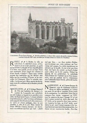 LAMINA 3789: IGLESIA DE SAINT NAZAIRE DE CARCASSONNE