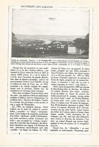 LAMINA 3797: DIRIGIBLE FRANCE EL 22 SEPTIEMBRE  1885