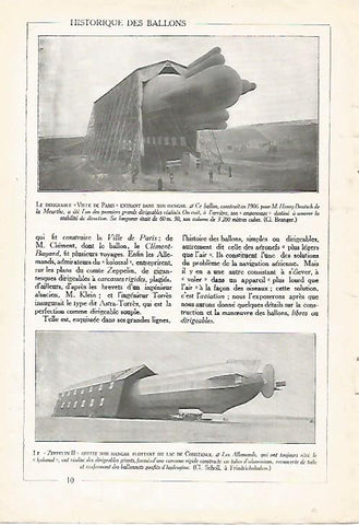 LAMINA 3798: DIRIGIBLE VILLE DE PARIS. ZEPPELLING II