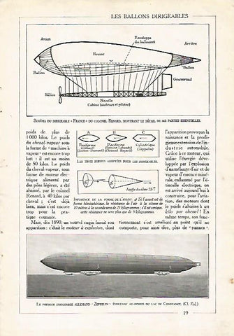 LAMINA 3803: DIRIGIBLE FRANCE DEL CORONEL RENARD