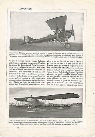 LAMINA 3821: AVION NEUPORT Y AVION BREGUET