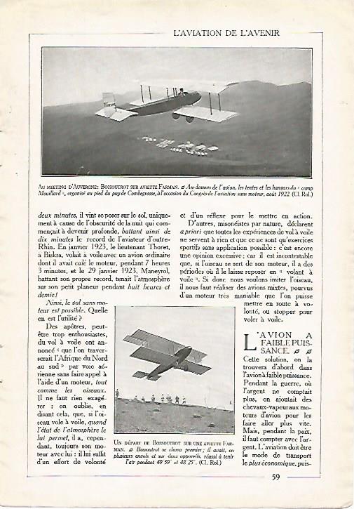 LAMINA 3823: VUELO DE FARMAN