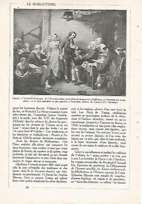 LAMINA 3869: GREUZE: EL ACUERDO DE LA VILLA