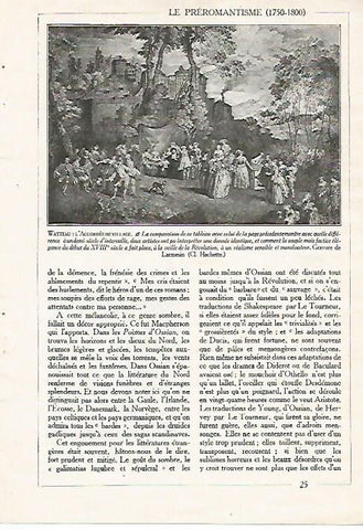 LAMINA 3870: WATTEAU: EL ACUERDO DE LA VILLA