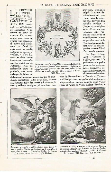 LAMINA 3876: PRIMERAS MEDITACIONES DE LAMARTINE