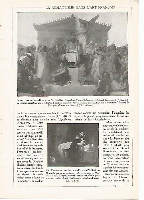 LAMINA 3886: INGRES: LA APOTEOSIS DE HOMERO