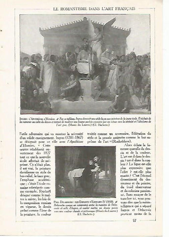 LAMINA 3886: INGRES: LA APOTEOSIS DE HOMERO