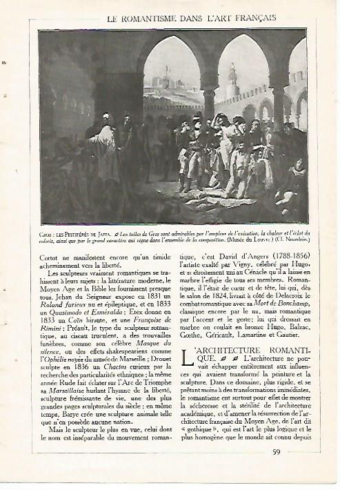 LAMINA 3887: GROS: LAS VICTIMAS DE JAFFA