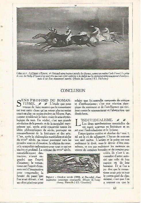 LAMINA 3888: GERICAULT: EL TORNEO DE EPSOM
