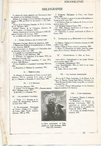 LAMINA 3889: LA MUSA ROMANTICA Y BIBLIOGRAFIA