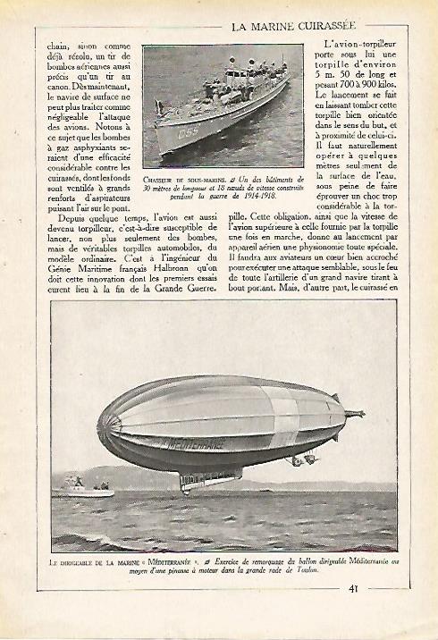 LAMINA 3910: DIRIGIBLE MEDITERRANEE DE LA MARINA FRANCESA
