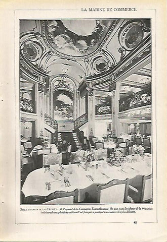 LAMINA 3913: COMEDOR DEL FRANCE
