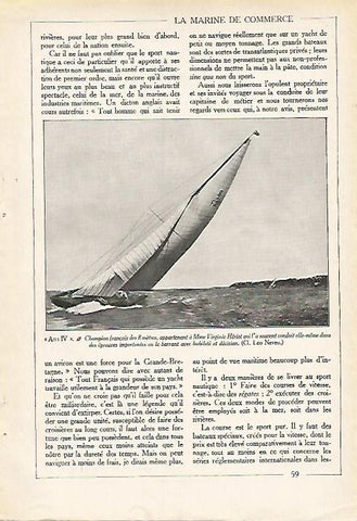 LAMINA 3919: EL VELERO AILE IV