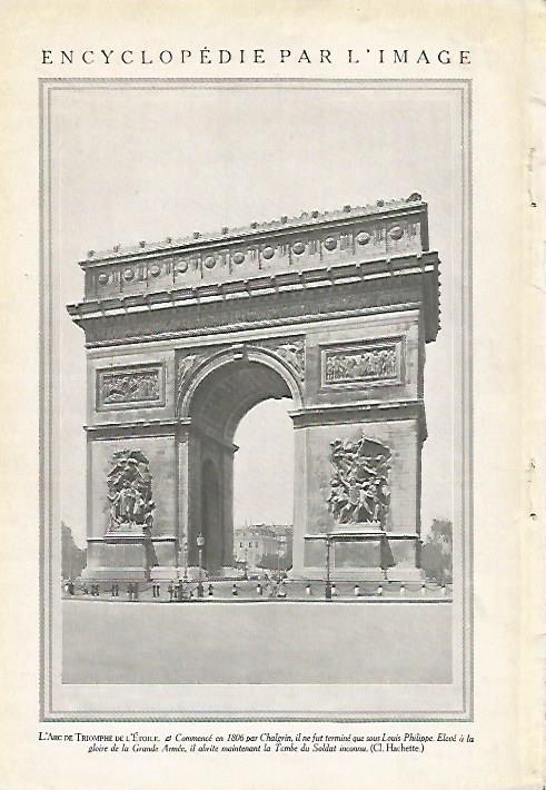 LAMINA 3922: PARIS. ARCO DEL TRIUNFO