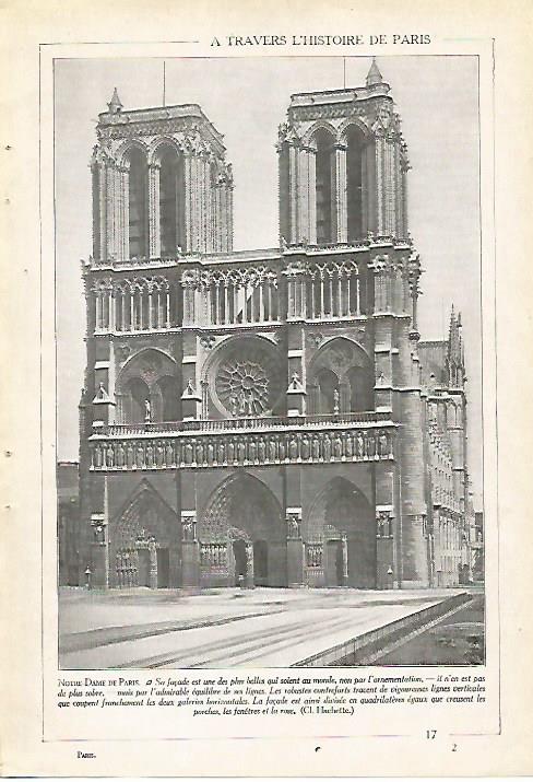 LAMINA 3929: PARIS. NOTRE DAME