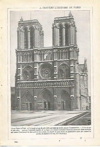 LAMINA 3929: PARIS. NOTRE DAME
