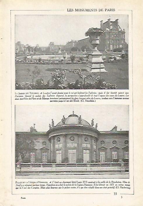 LAMINA 3937: PARIS. JARDIN DE LAS TULERIAS
